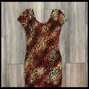 NWT! Cheetah print long dress
